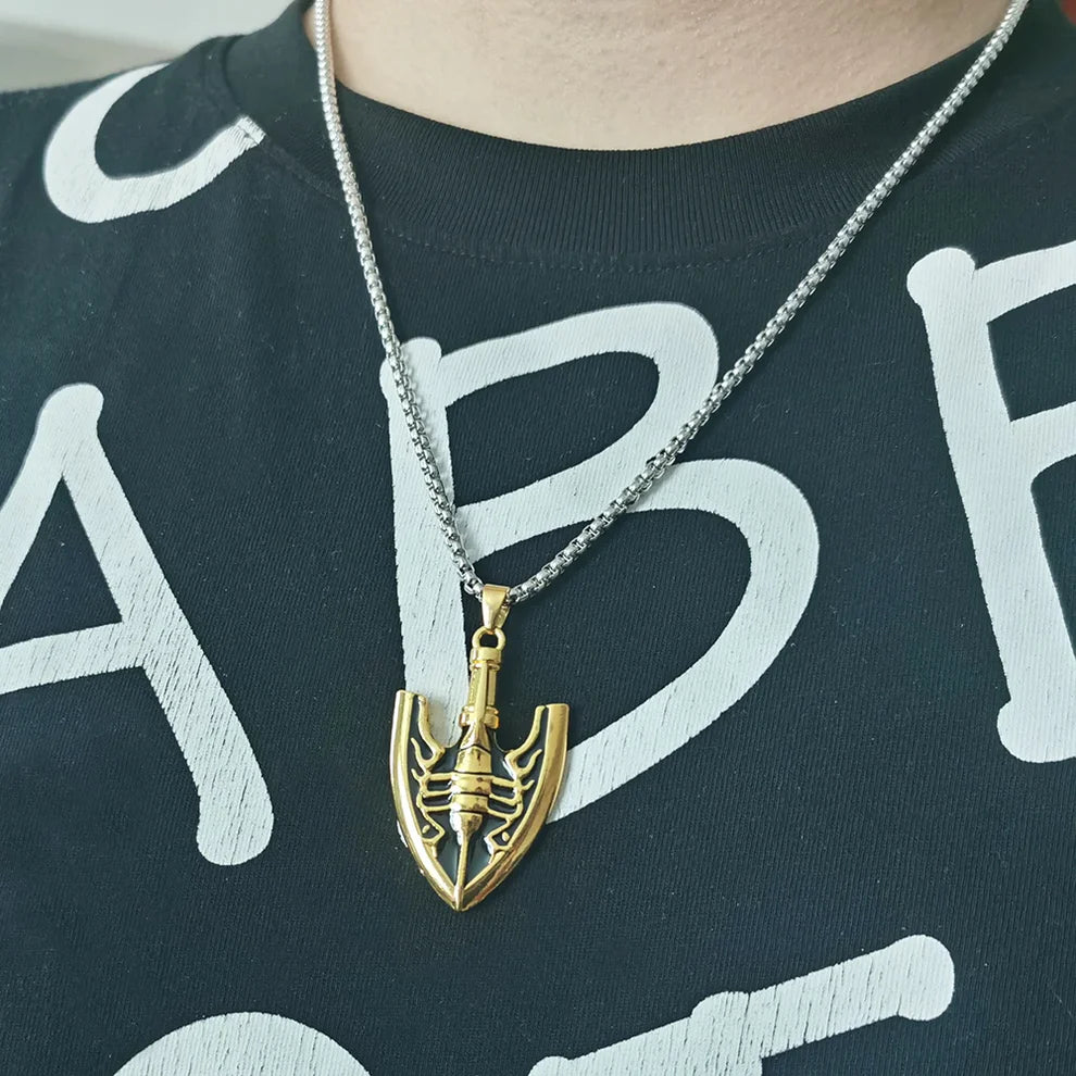 arrow gold necklace