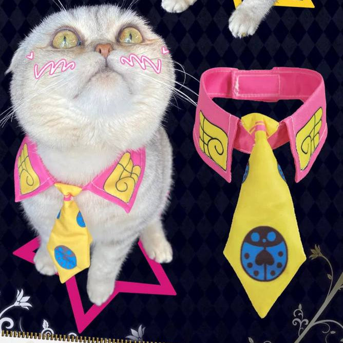 Kira Yoshikage Cat Cosplay Costume Neckties
