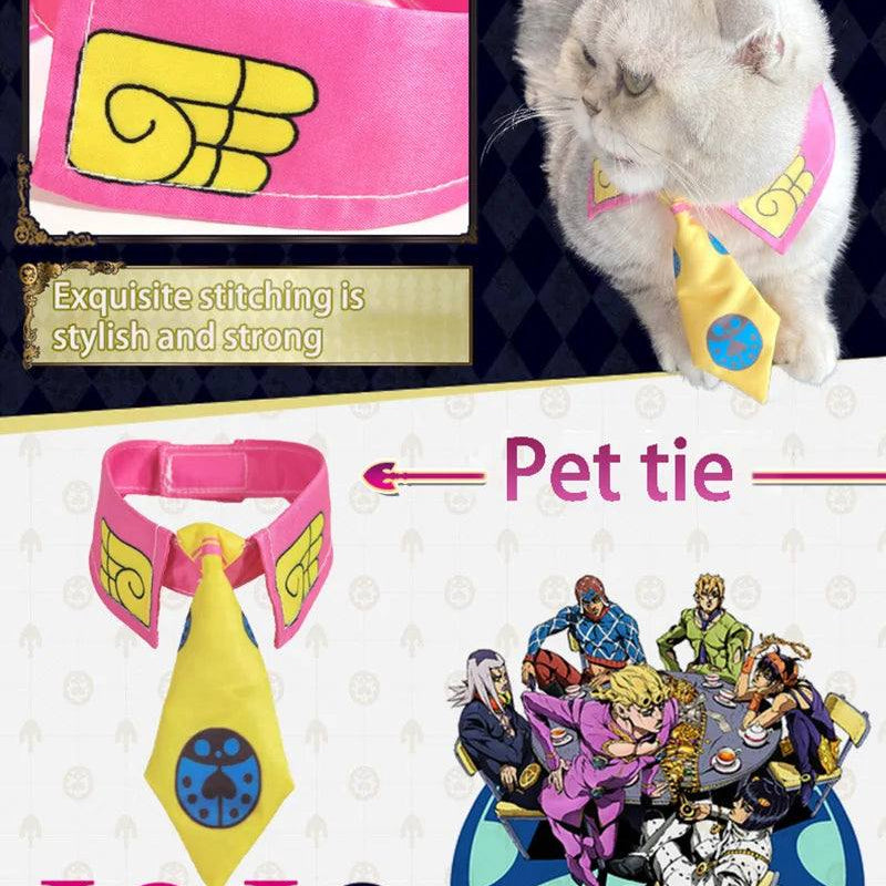 Kira Yoshikage Cat Cosplay Costume Neckties