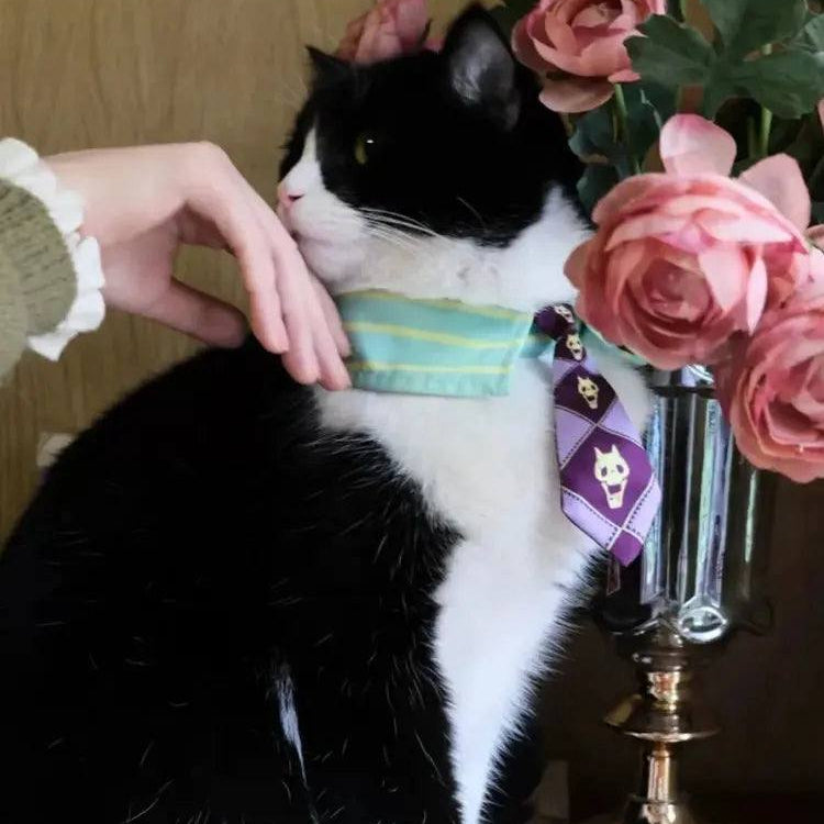 Kira Yoshikage Cat Cosplay Costume Neckties