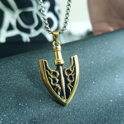 arrow gold necklace