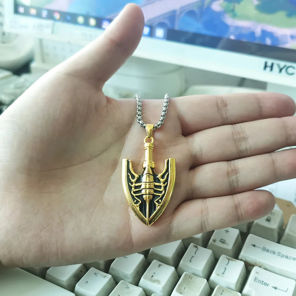 arrow gold necklace