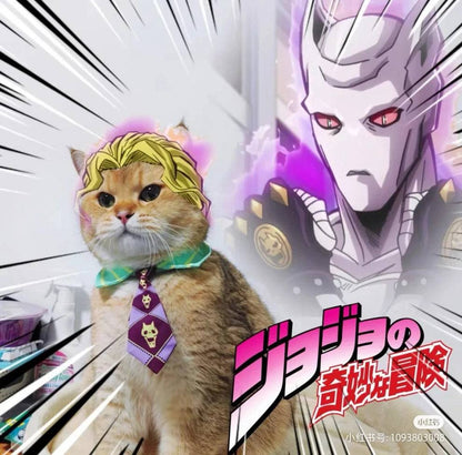 Kira Yoshikage Cat Cosplay Costume Neckties